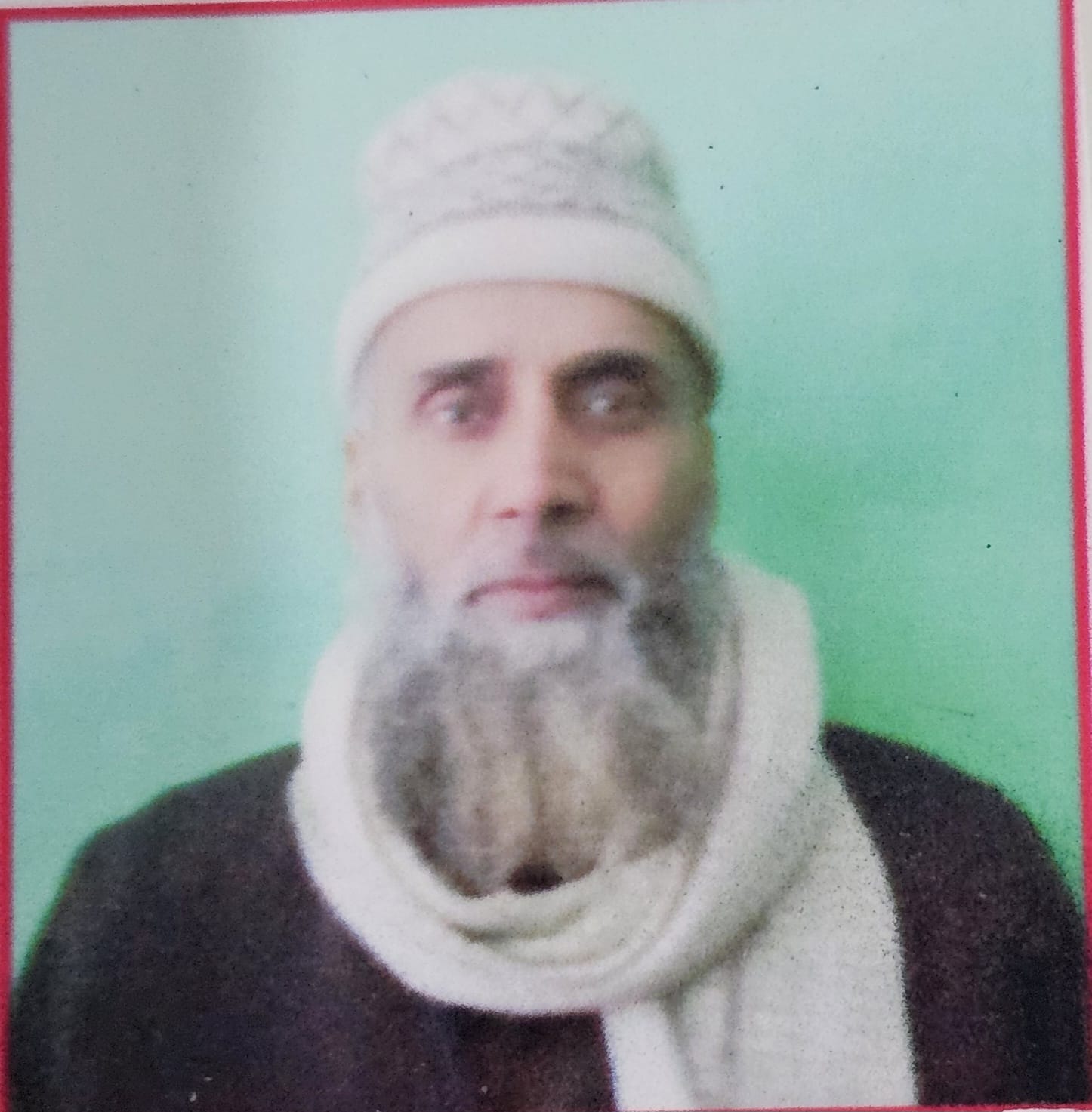 Portrait of the Founder of Ali Public School Lolab